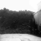 La lava detenida en una calle de Vestmannaeyjar en 1973